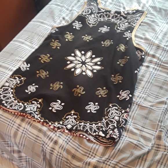 All over bandana Americana print tank - Picture 3 of 3